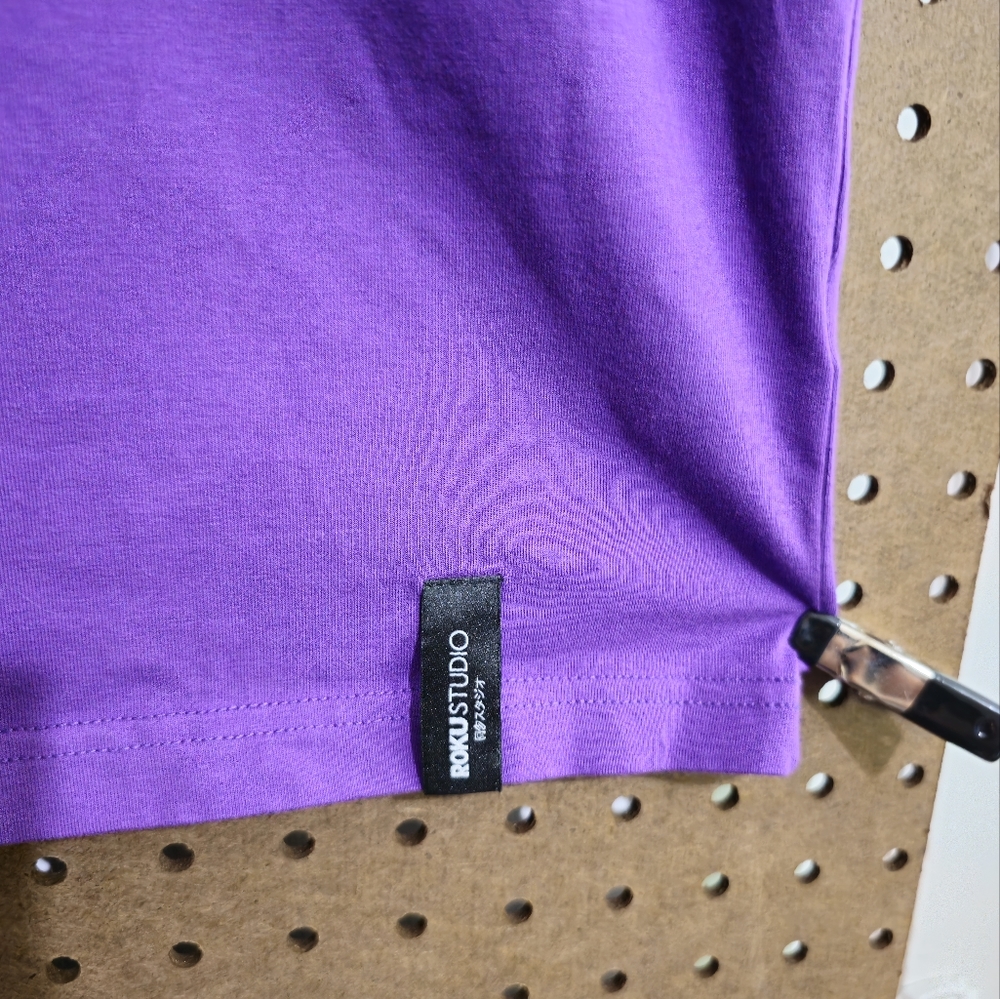 Roku Studio Tear Dripping Tee Purple - Picture 5 of 8